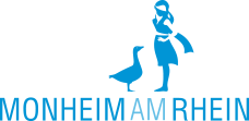 Logo Monheim am Rhein in blau